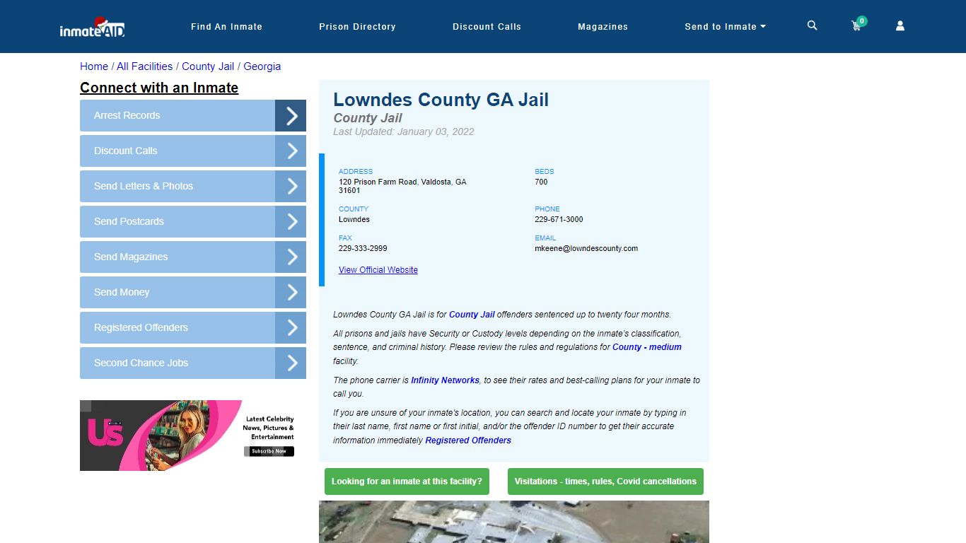 Lowndes County GA Jail - Inmate Locator - Valdosta, GA